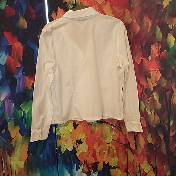 Talbots white blouse - Picture 2 of 3